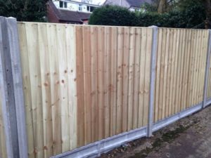 fencing project in bedworth